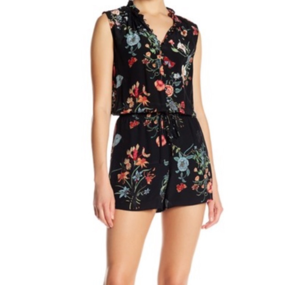 Rebecca Taylor Silk Meadow Romper sz 8